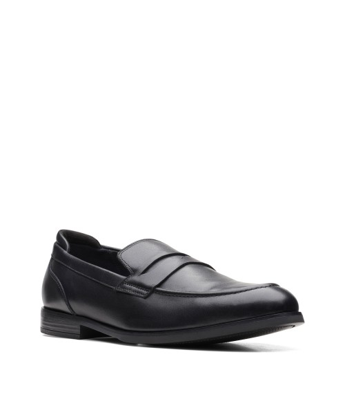 Clarks - Bradish Ease Black Leather Clarks - Bradish Ease Black Leather